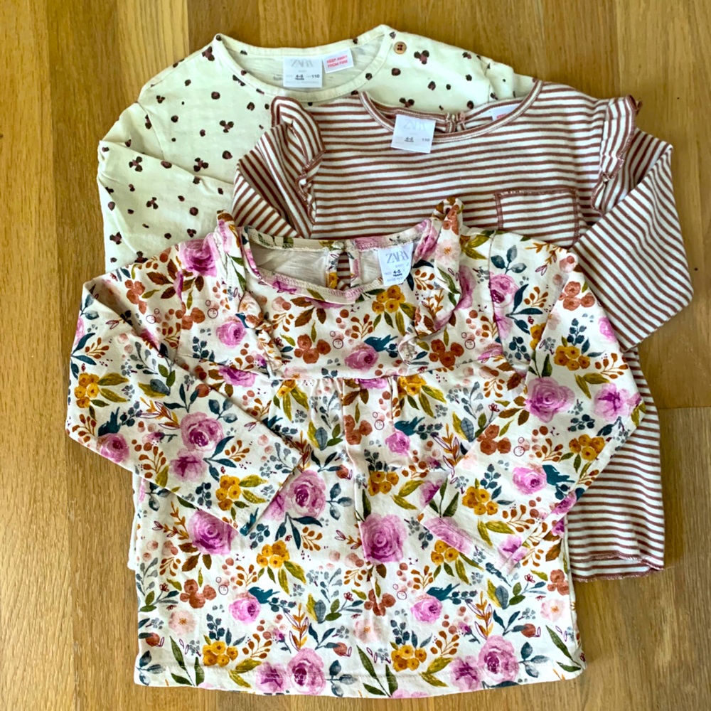 3-pack Zara Kids tops | Sz 4/5